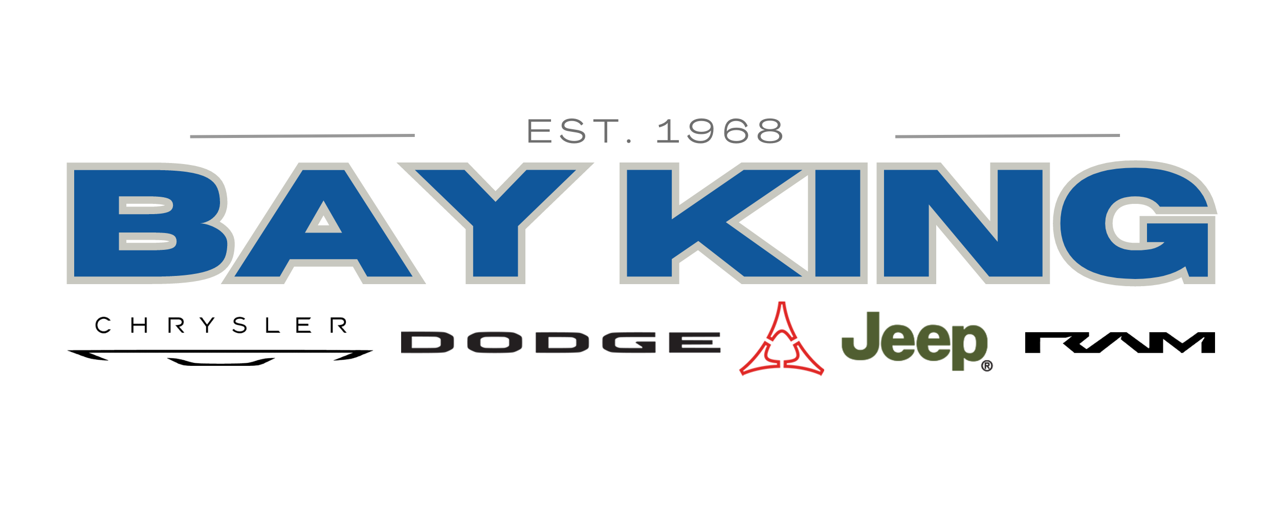 Bay King Dodge Jeep Ram, established 1968